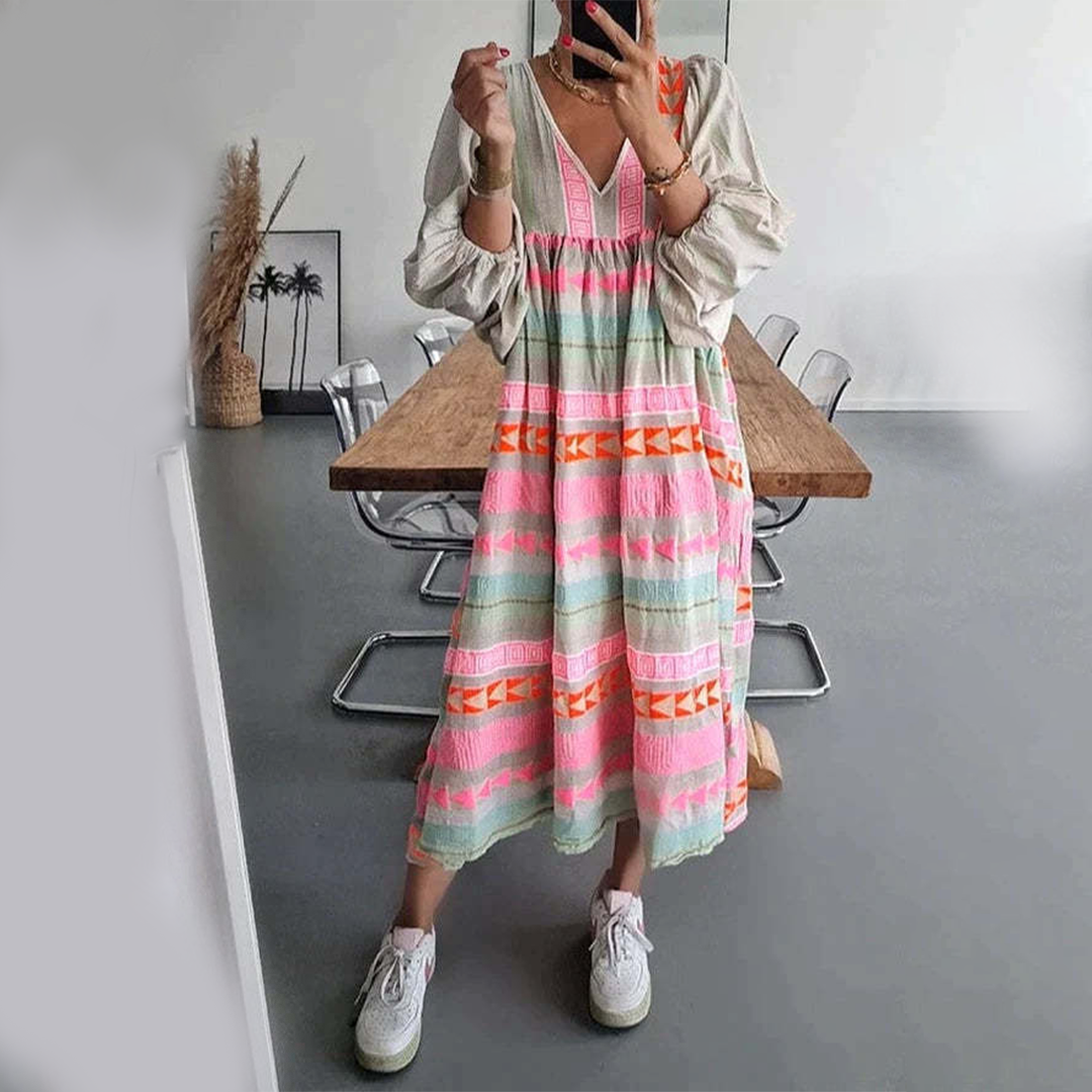 Jessenia - Robe Boho Confortable Henri Lyon