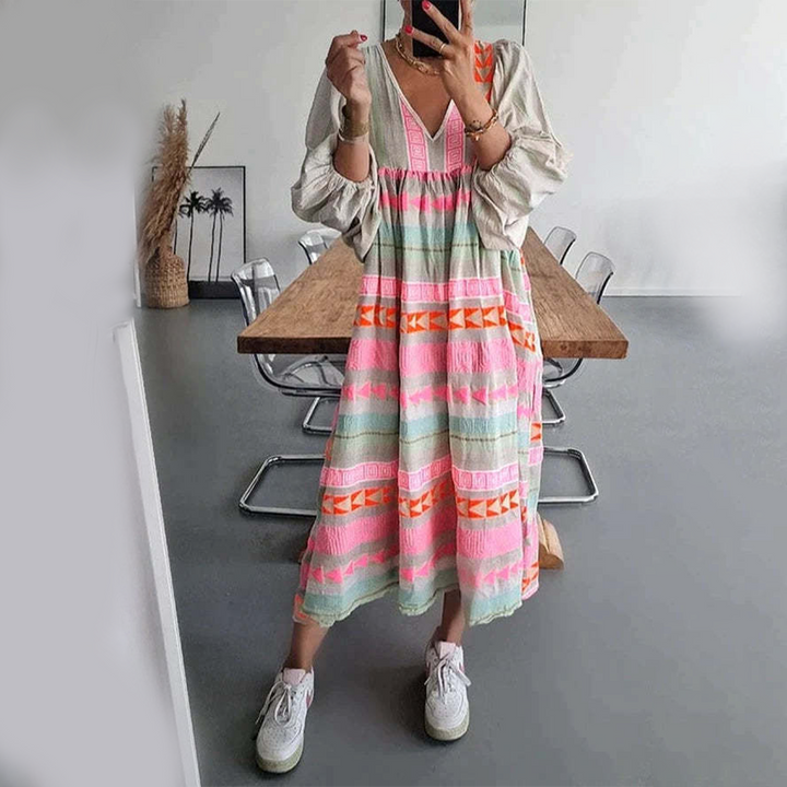 Jessenia - Robe Boho Confortable Henri Lyon