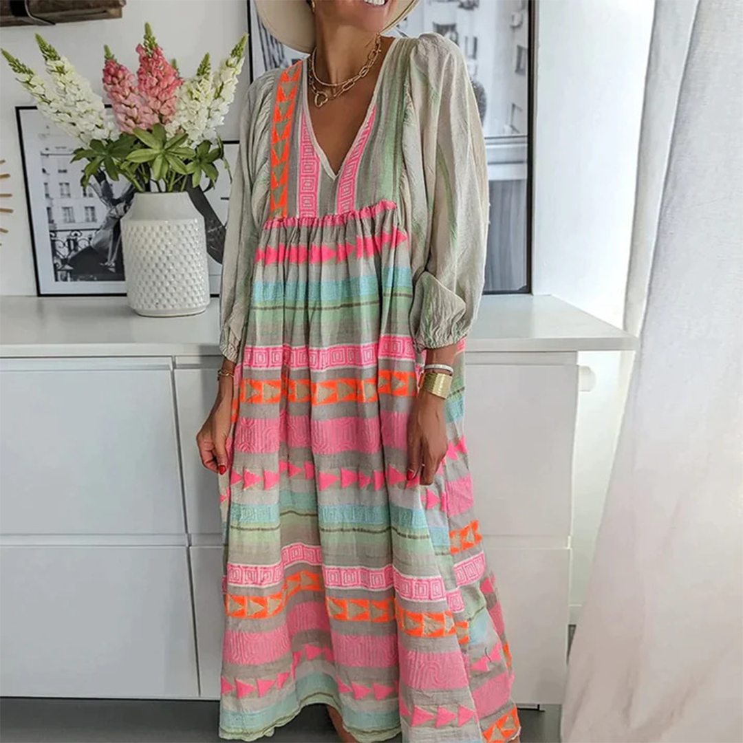 Jessenia - Robe Boho Confortable Henri Lyon