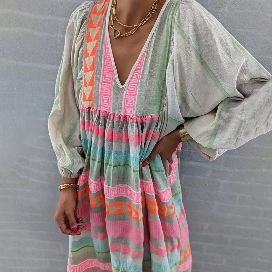Jessenia - Robe Boho Confortable Henri Lyon