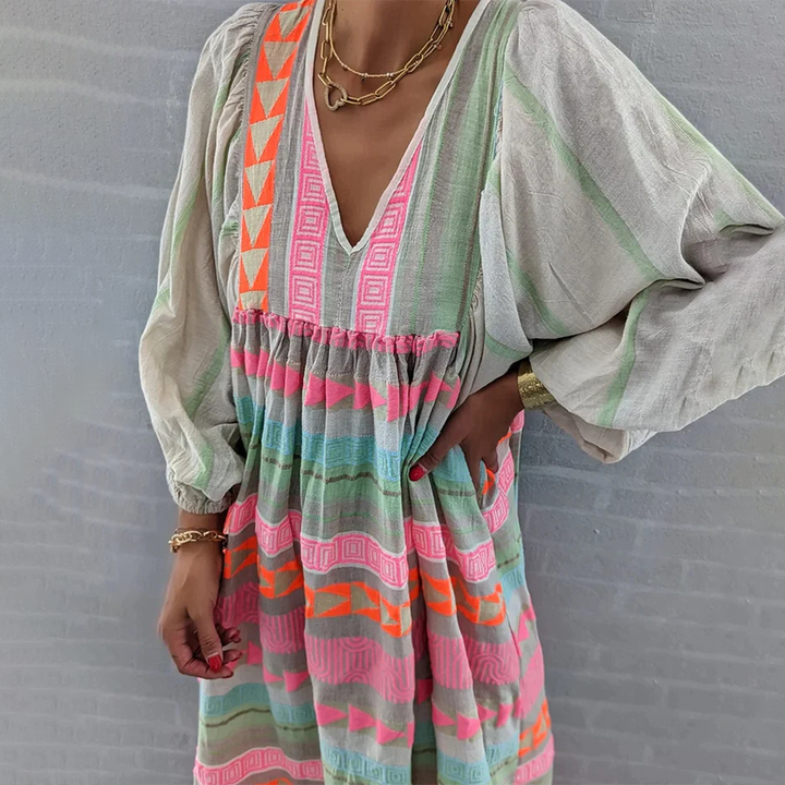 Jessenia - Robe Boho Confortable Henri Lyon