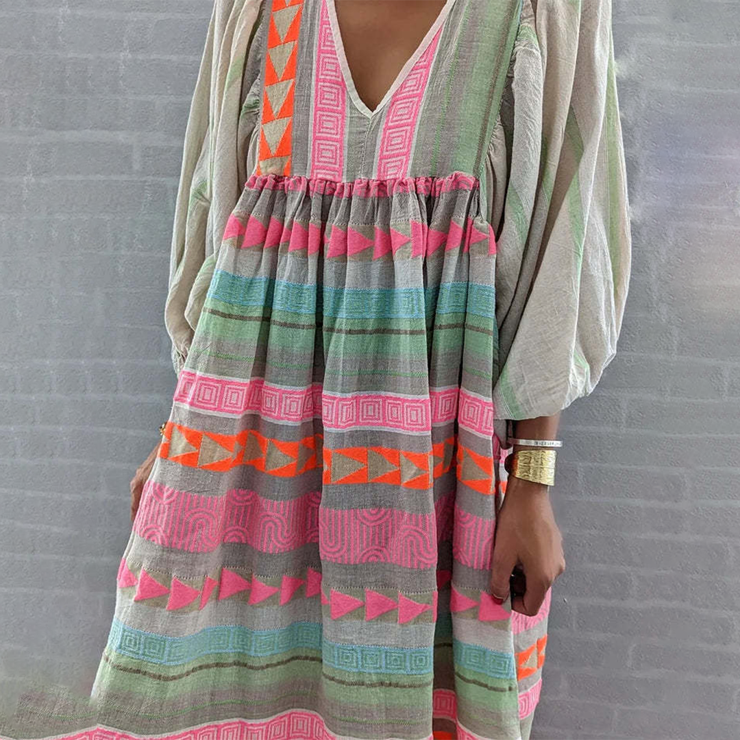 Jessenia - Robe Boho Confortable Henri Lyon