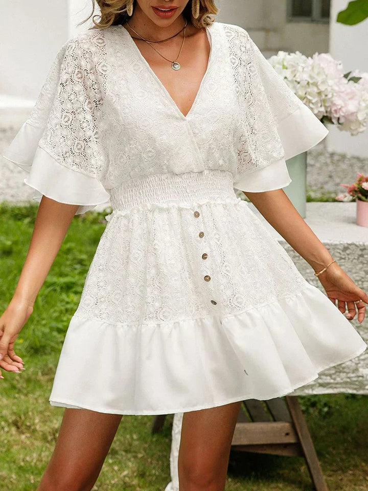 Carole - Robe en Dentelle Bohémienne Henri Lyon