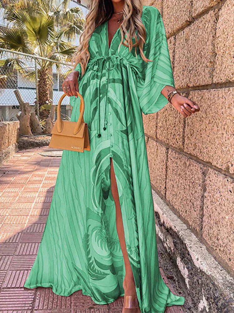 Daria - Robe Kaftan de Vacances Henri Lyon
