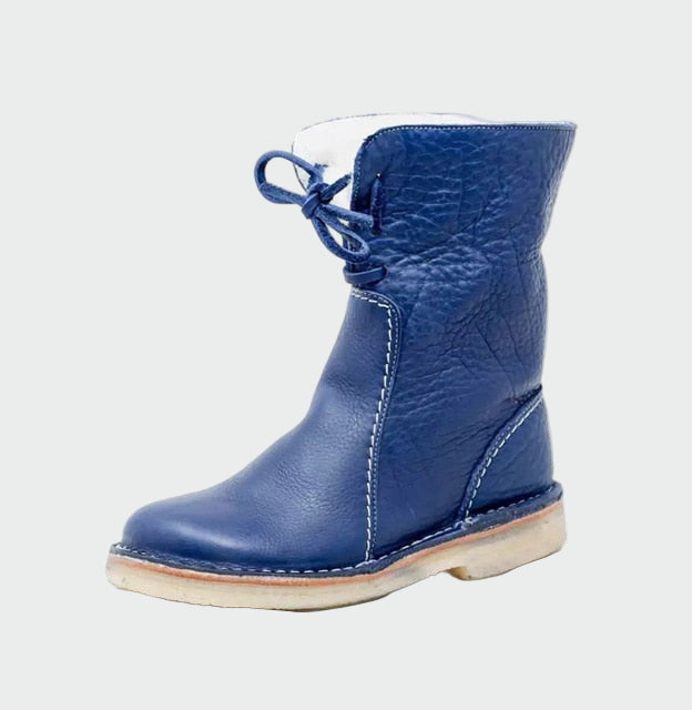 Bottes pour hommes en cuir imperméable avec doublure en laine Henri Lyon