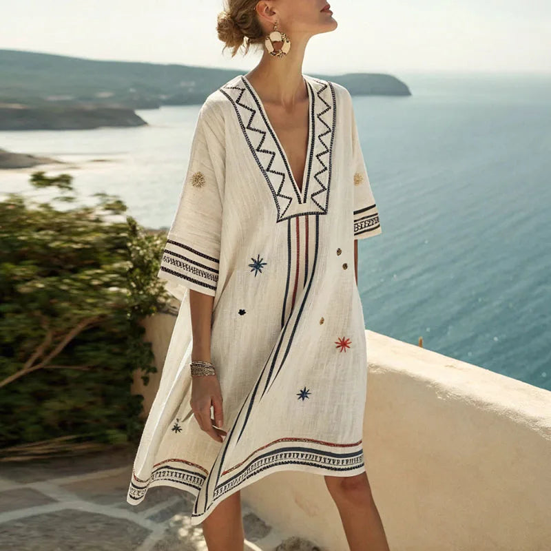 Naomi - Robe de Plage Élégante et Polyvalente pour les Jours d'Été Henri Lyon