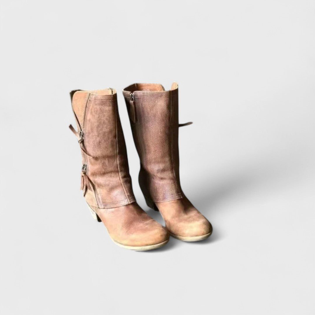 Alma - Bottes vintage mi-mollet Henri Lyon