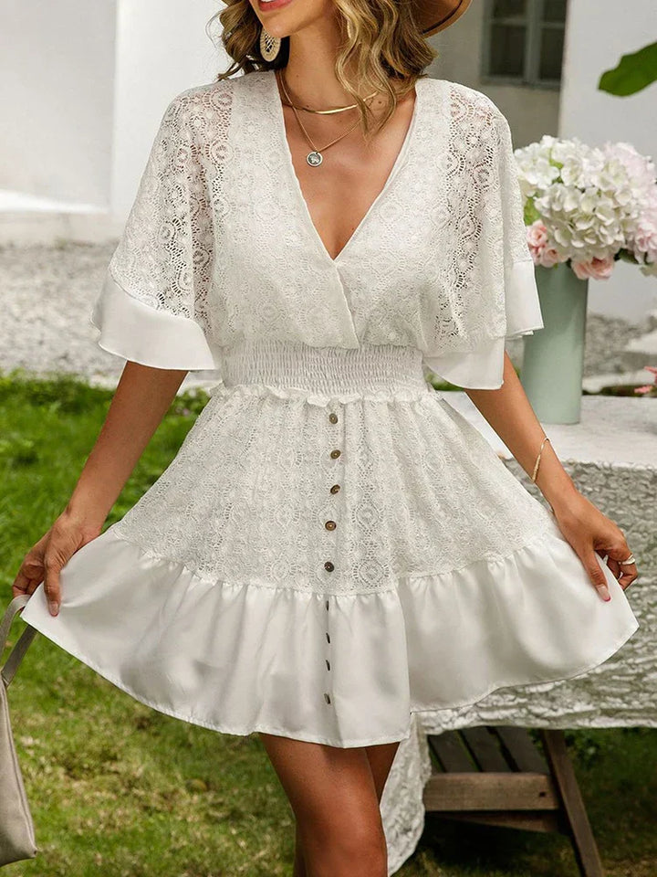 Carole - Robe en Dentelle Bohémienne Henri Lyon