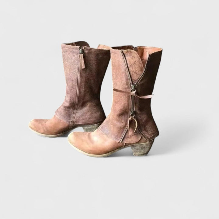 Alma - Bottes vintage mi-mollet Henri Lyon