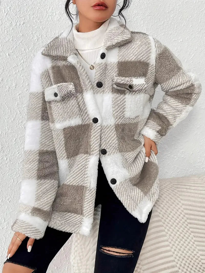 Martin | Veste en Polaire à Carreaux Élégante Henri Lyon