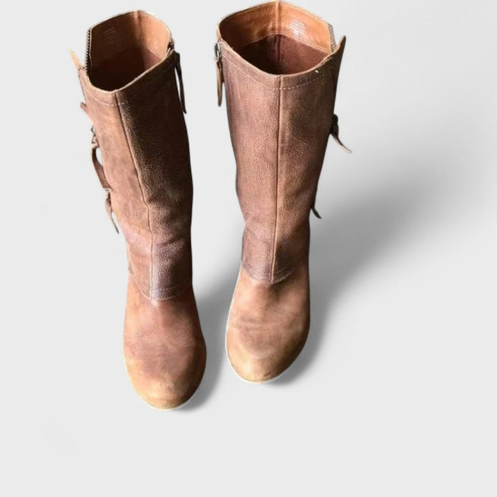 Alma - Bottes vintage mi-mollet Henri Lyon