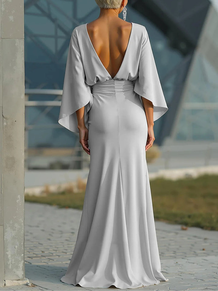 Clara | Robe élégante avec décolleté en V, sans manches et dos nu Henri Lyon