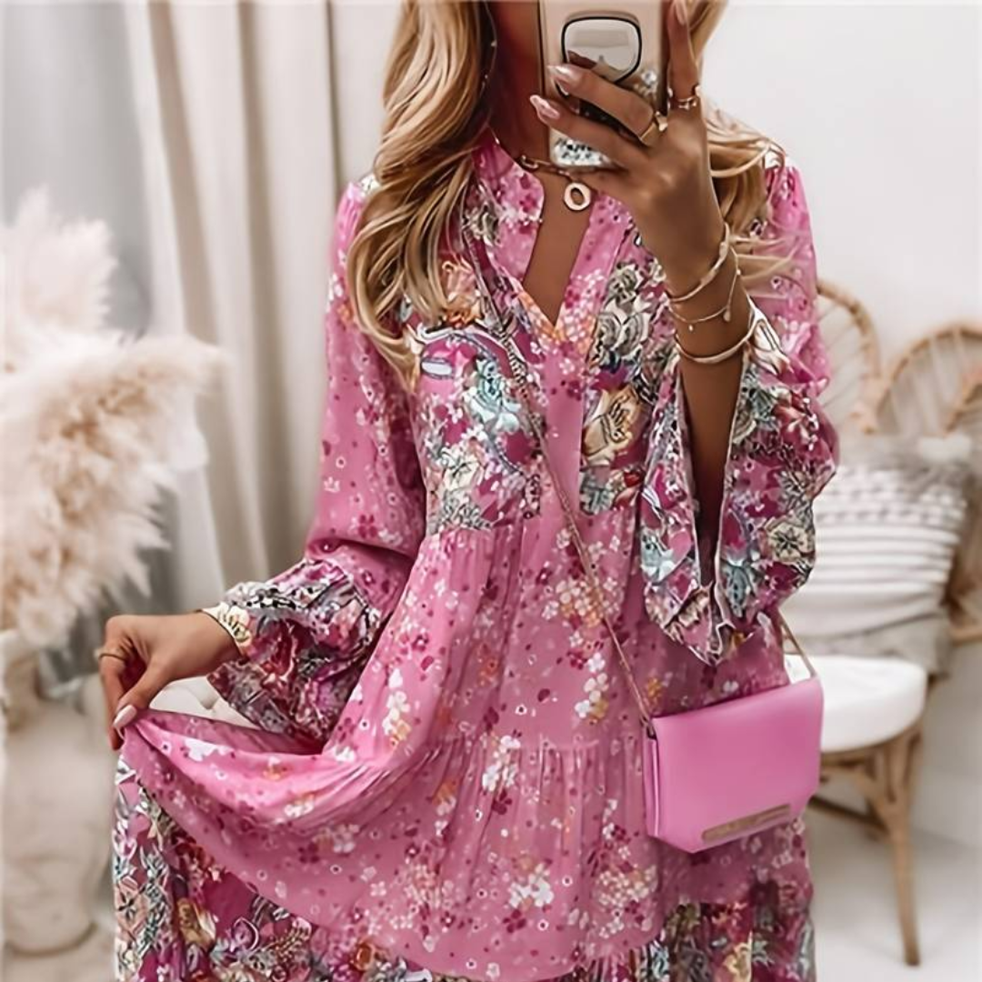 Eira - Robe Boho Imprimée Henri Lyon