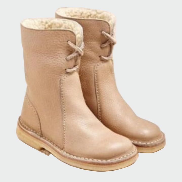 Bottes pour hommes en cuir imperméable avec doublure en laine Henri Lyon