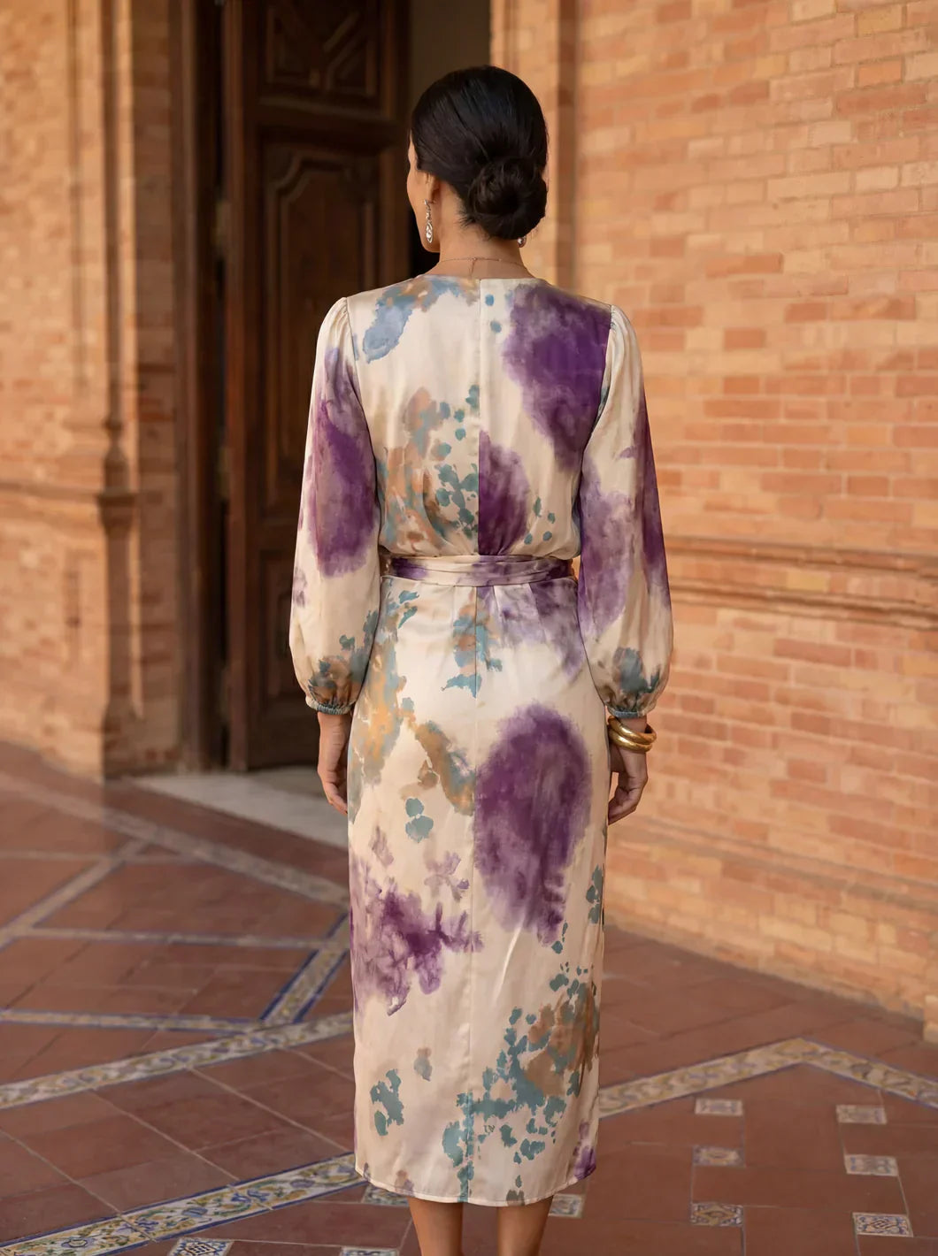 Valeria - Robe Élégante à Décolleté en V Henri Lyon