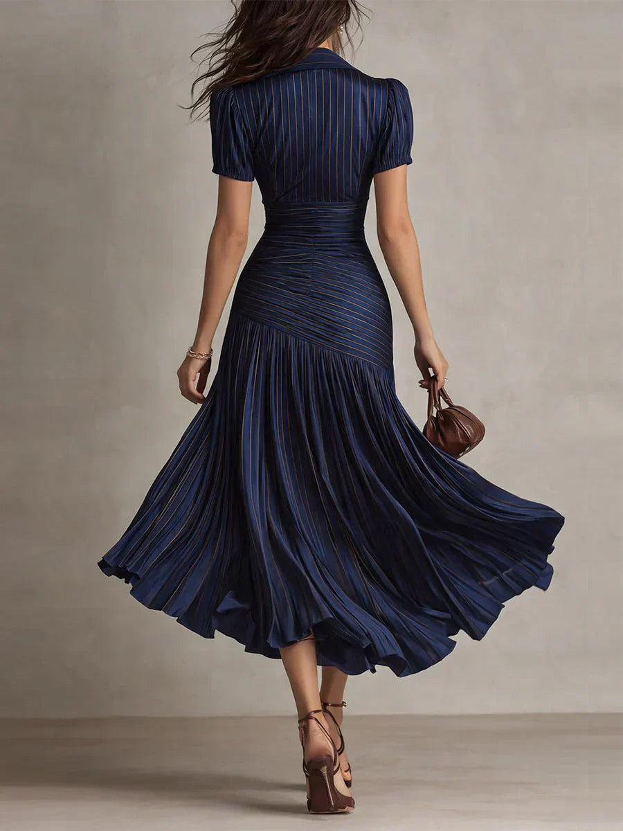 Firenze | Robe Maxi Chiffon Vintage Élégante Henri Lyon