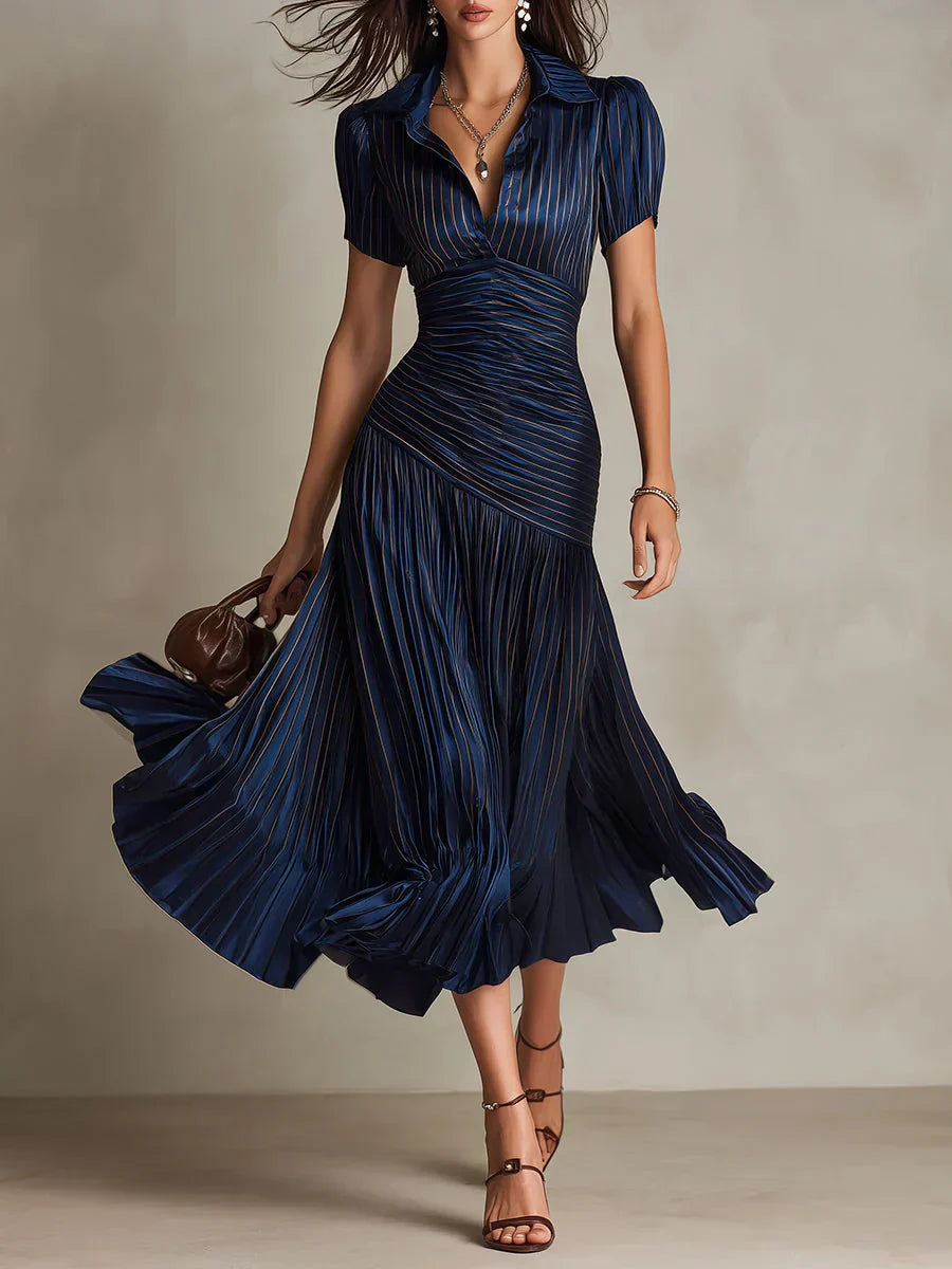 Firenze | Robe Maxi Chiffon Vintage Élégante Henri Lyon