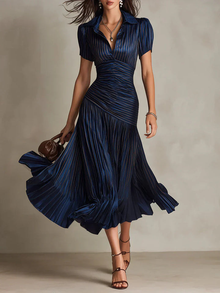 Firenze | Robe Maxi Chiffon Vintage Élégante Henri Lyon