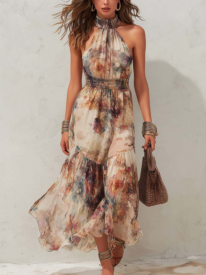 Chloé | Robe Midi Douce Florale Vintage Henri Lyon