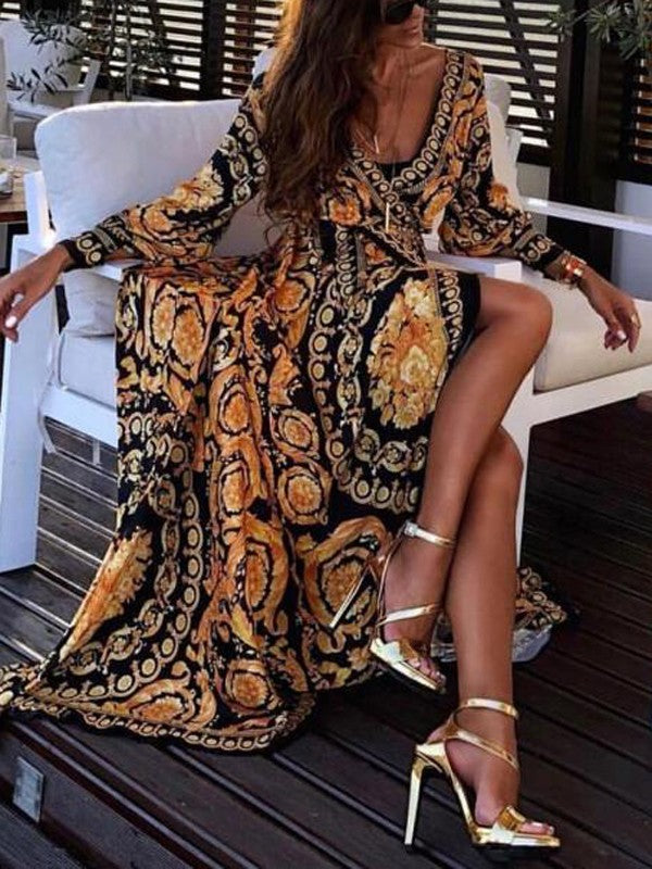 Faye - Robe Imprimée Boho Henri Lyon
