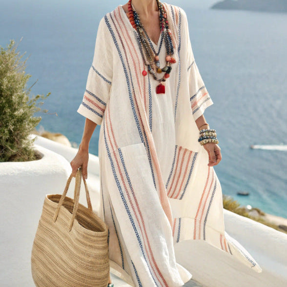 Robe Caftan "Isolde" – Esprit Côte d'Azur Henri Lyon