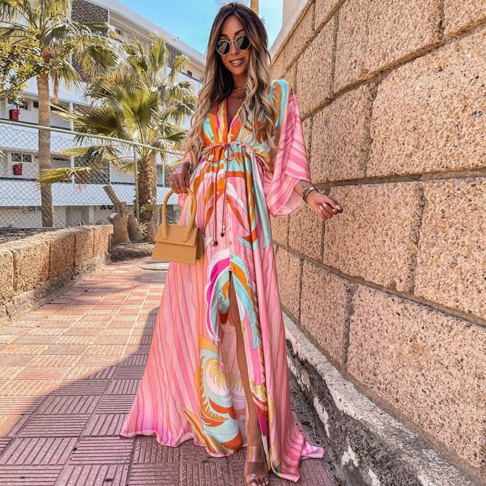 Daria - Robe Kaftan de Vacances Henri Lyon