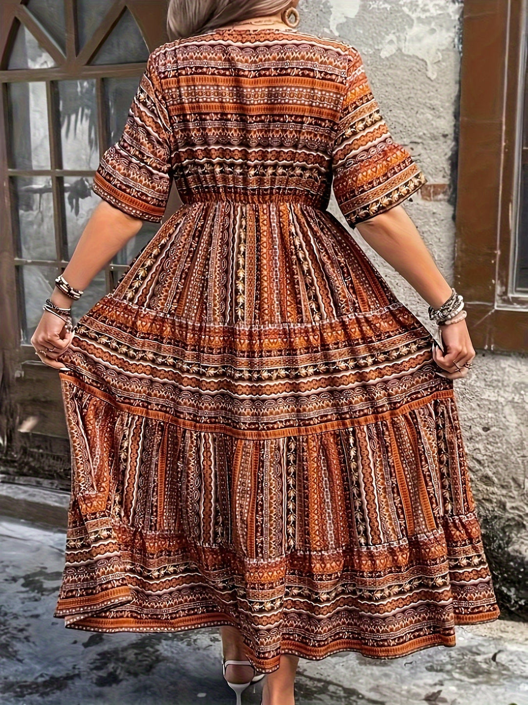 Joraine - Robe Ethnique Fluide Henri Lyon