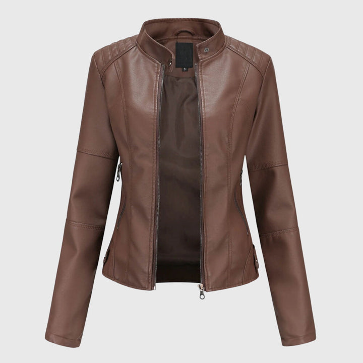 Giorgina™ - Veste en Cuir Élégante pour Femmes Henri Lyon