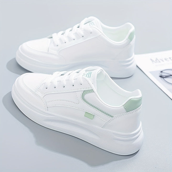Baskets blanches chic confort léger Henri Lyon