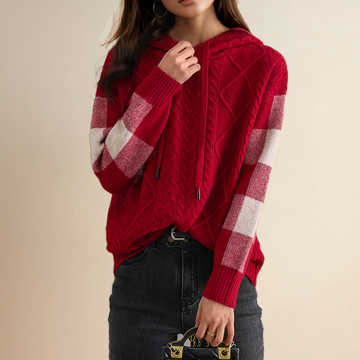 Emily | Pull à Capuche en Tresse Henri Lyon