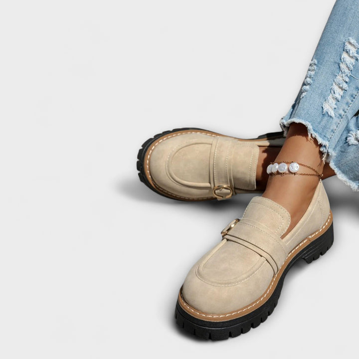 Lora™ | Mocassins Casual à Bout Rond Henri Lyon