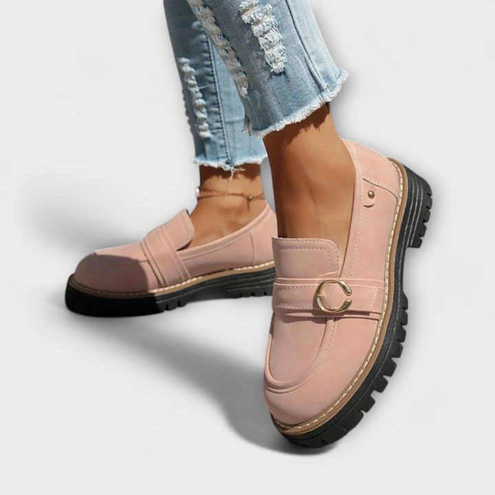 Lora™ | Mocassins Casual à Bout Rond Henri Lyon
