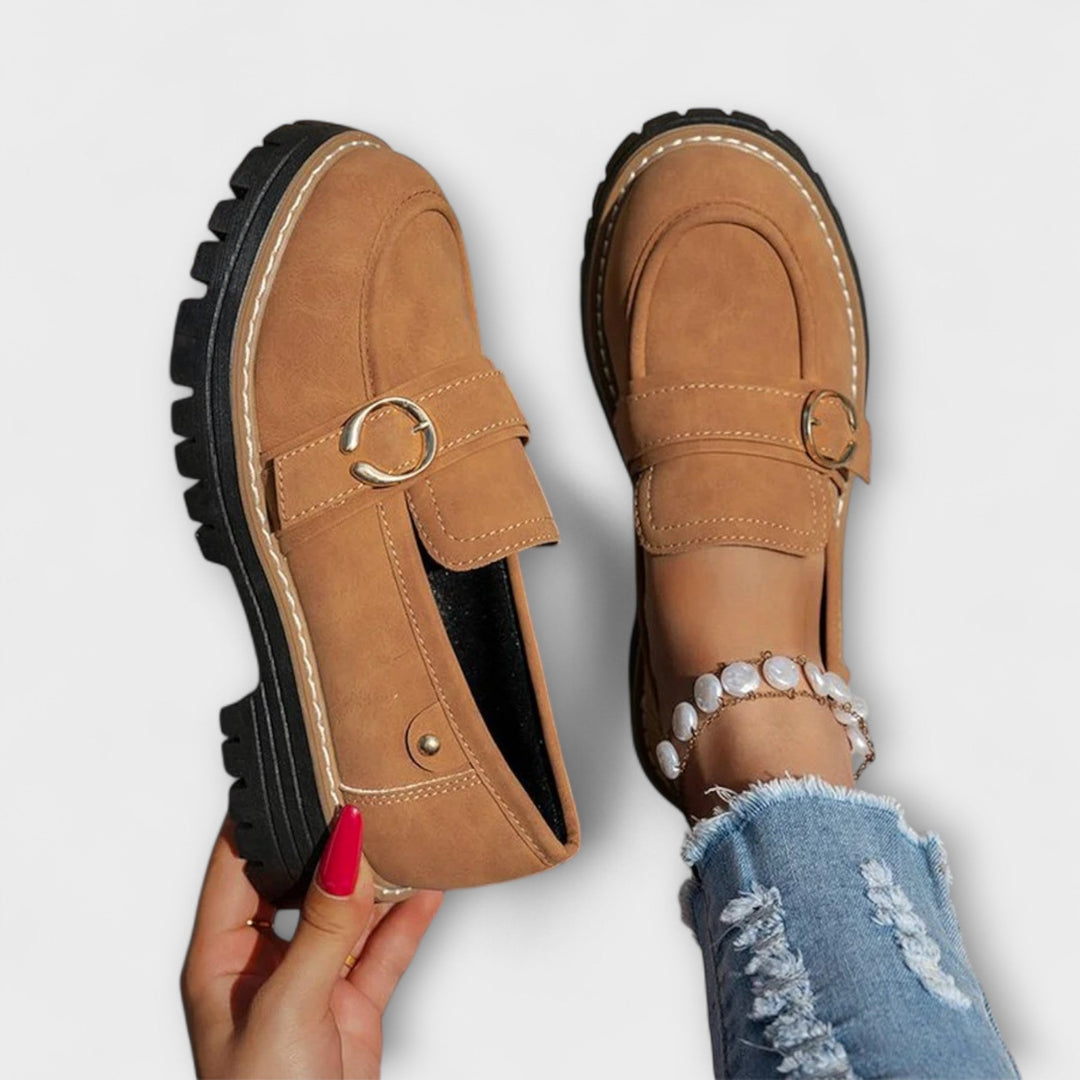 Lora™ | Mocassins Casual à Bout Rond Henri Lyon