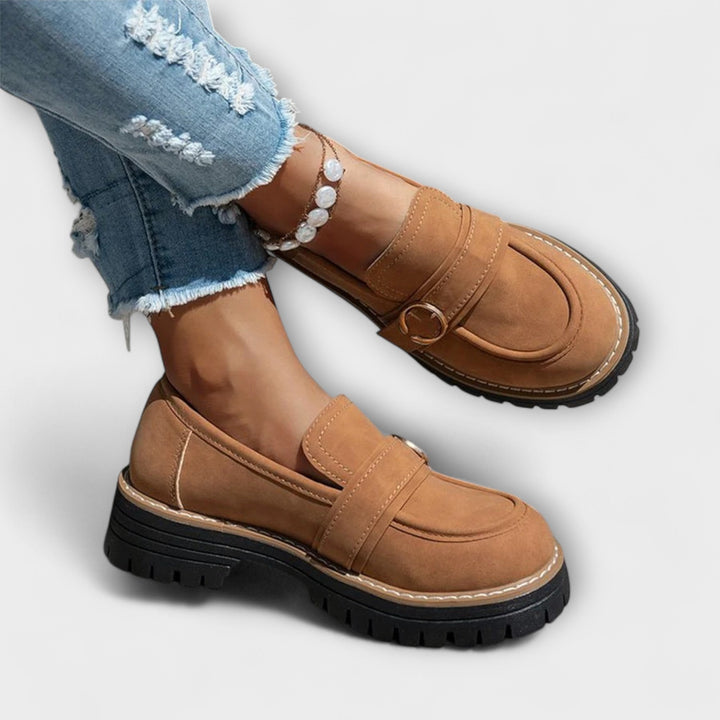 Lora™ | Mocassins Casual à Bout Rond Henri Lyon