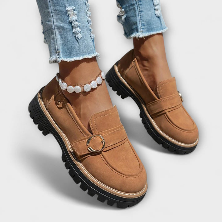 Lora™ | Mocassins Casual à Bout Rond Henri Lyon