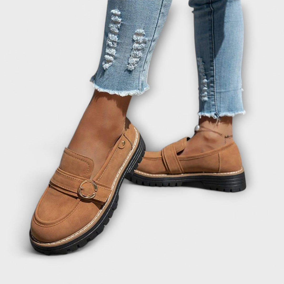 Lora™ | Mocassins Casual à Bout Rond Henri Lyon