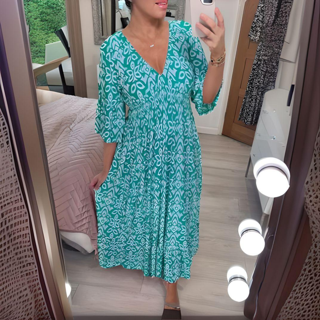 Lillia - Robe Imprimée Boho Henri Lyon