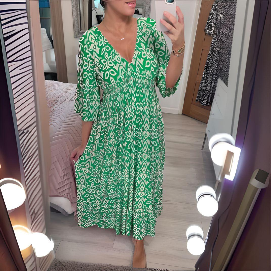 Lillia - Robe Imprimée Boho Henri Lyon
