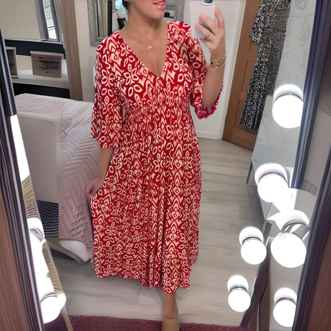 Lillia - Robe Imprimée Boho Henri Lyon
