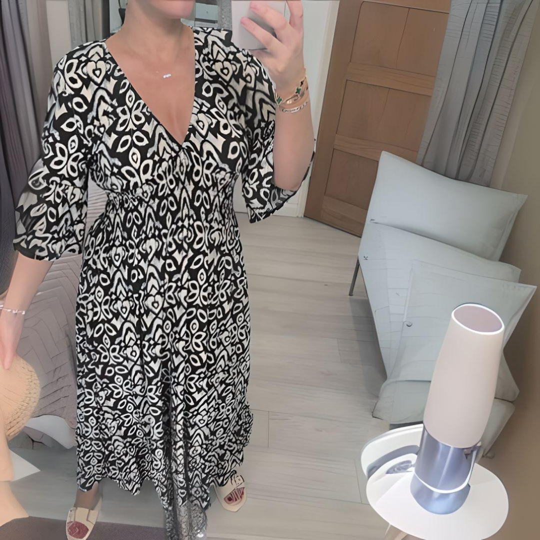 Lillia - Robe Imprimée Boho Henri Lyon