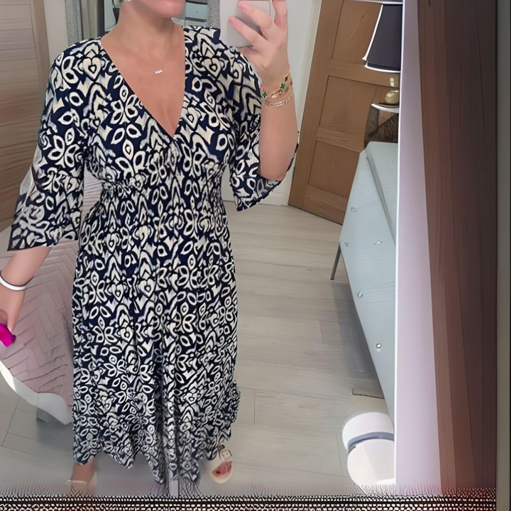 Lillia - Robe Imprimée Boho Henri Lyon