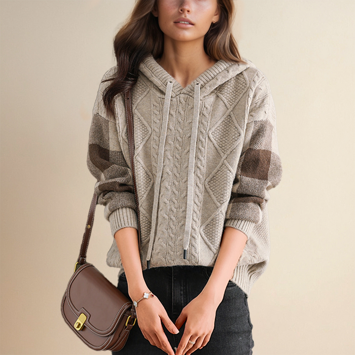 Emily | Pull à Capuche en Tresse Henri Lyon