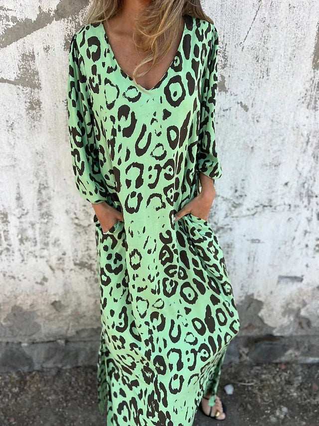 Jessa - Robe Maxi Léopard Henri Lyon