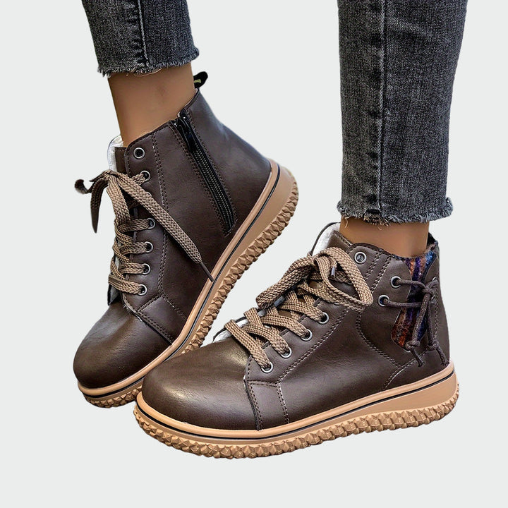 Bottines orthopédiques en cuir à la cheville Henri Lyon