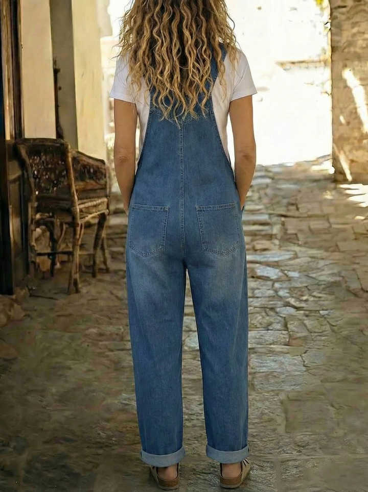 Jade™ - Salopette en jean décontractée avec boucles réglables Henri Lyon