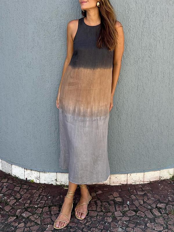 Heather - Robe Gradient Décontractée Henri Lyon