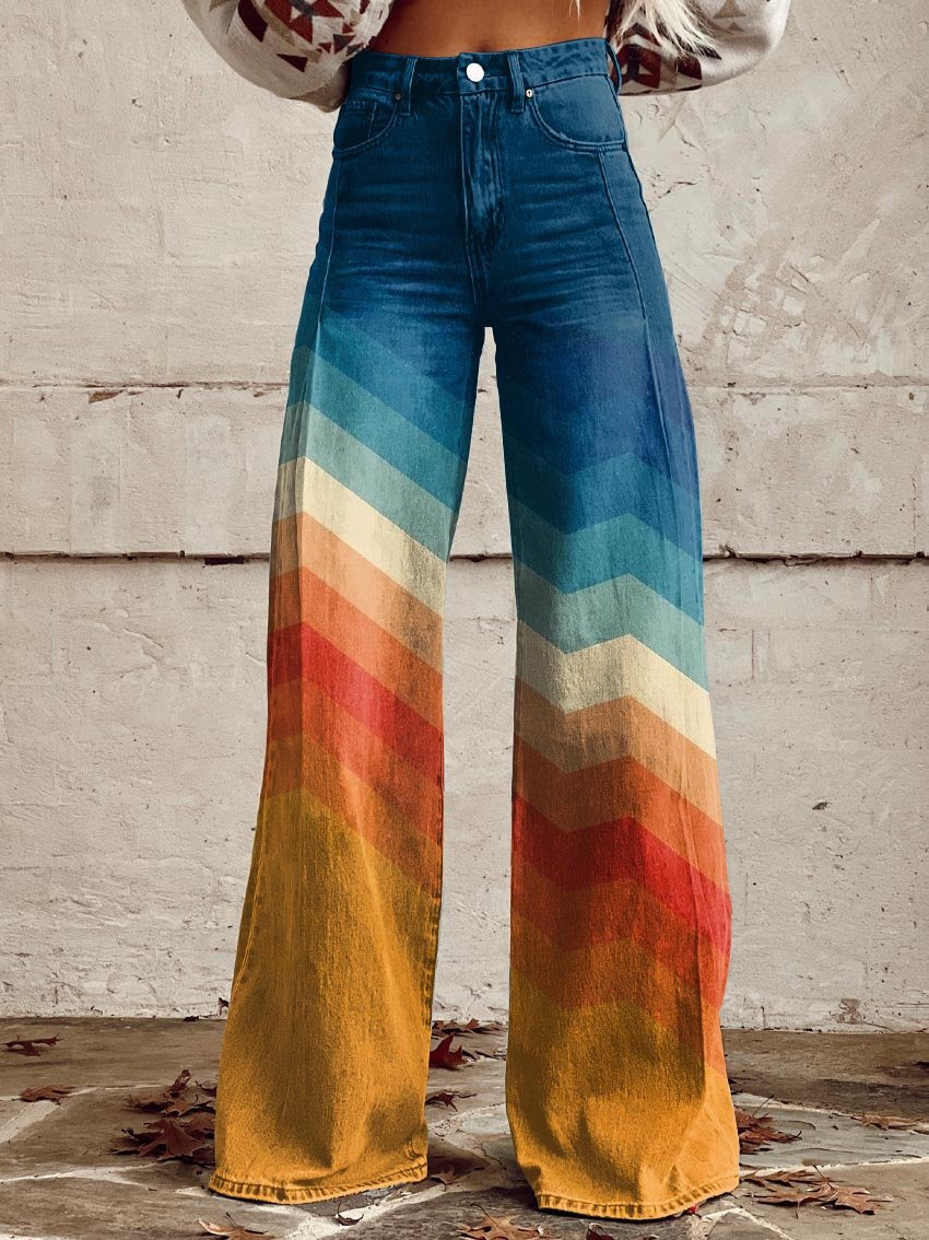 LÉA | PANTALON ZIGZAG RÉTRO ÉLÉGANT Henri Lyon