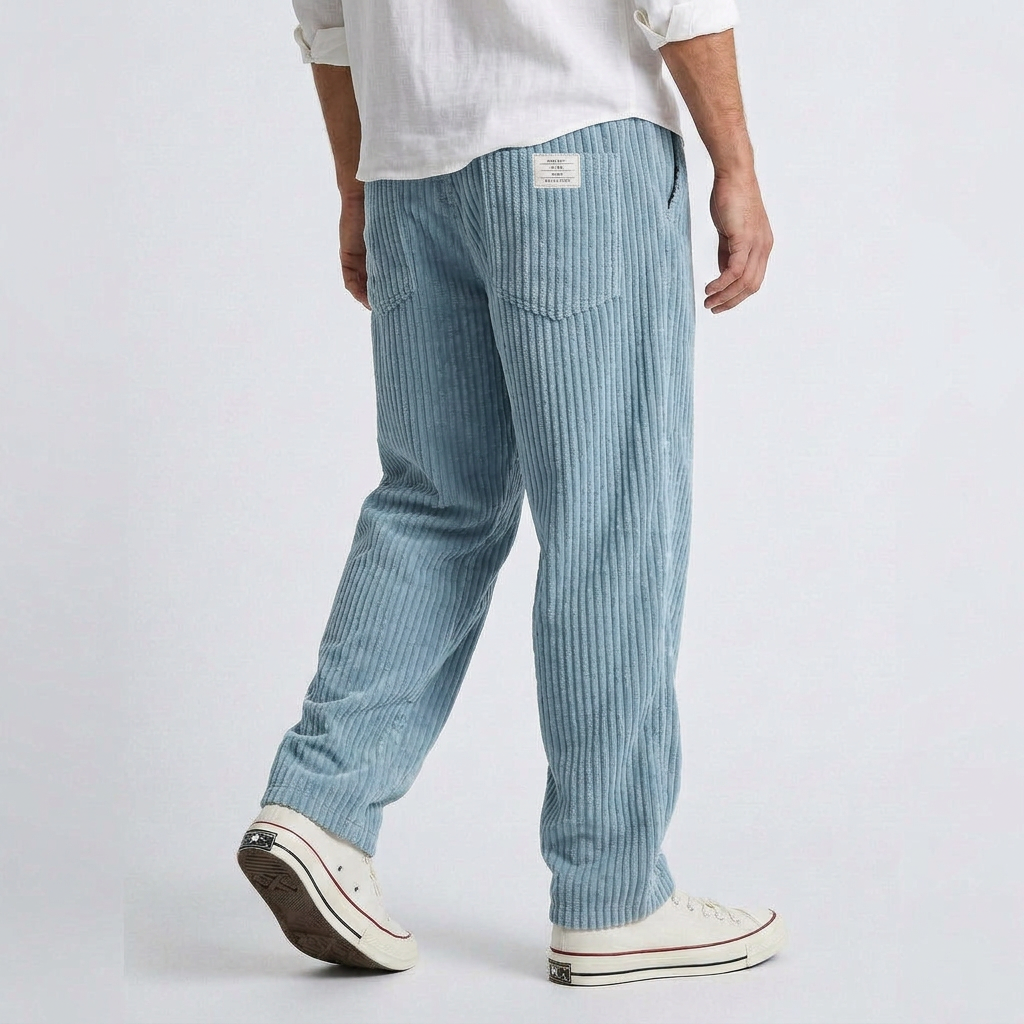 Axel - Pantalon Large en Velours Côtelé Henri Lyon