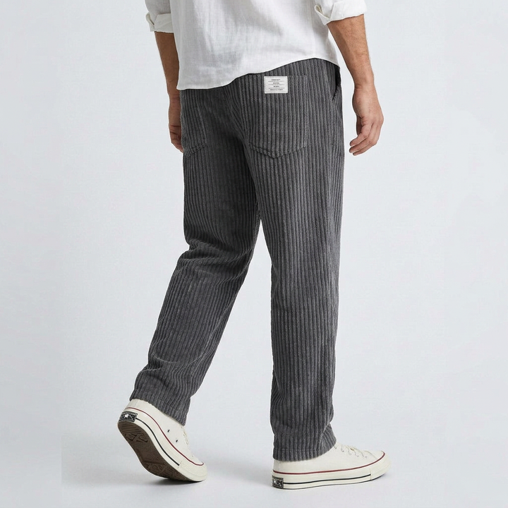 Mathis - Pantalon Large en Velours Côtelé Henri Lyon