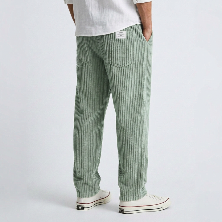 Mathis - Pantalon Large en Velours Côtelé Henri Lyon